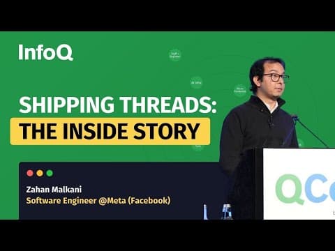 0 → 1, Shipping Threads in 5 Months