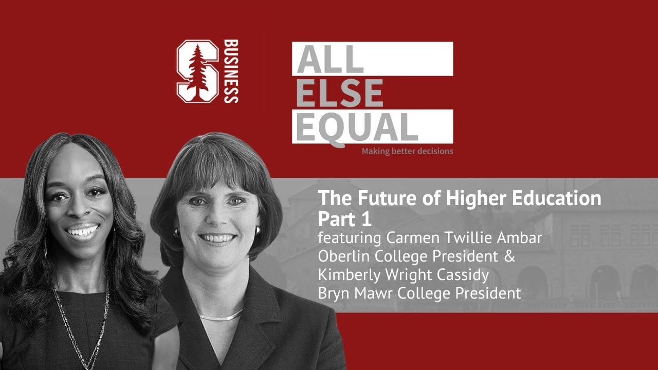Ep44 “The Future of Higher Education Part 1” with Carmen Twillie Ambar and Kimberly Wright Cassidy