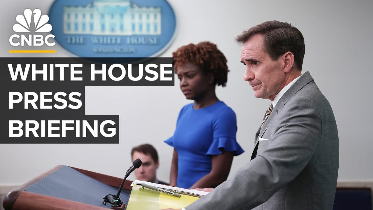 White House press secretary Karine Jean-Pierre and NSC's John Kirby hold a briefing — 1/10/24