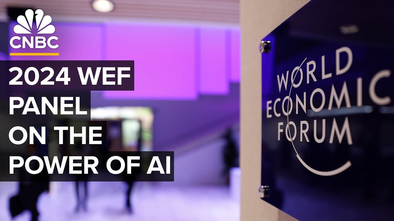 CNBC's Andrew Ross Sorkin joins Davos panel on the power of AI — 1/18/2024