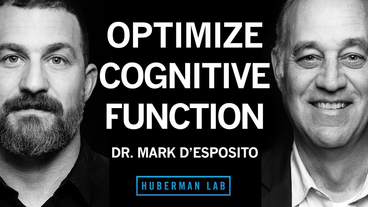 Dr. Mark D'Esposito: How to Optimize Cognitive Function & Brain Health