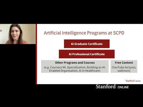 Stanford Webinar - Artificial Intelligence Online Programs Info Session 2024