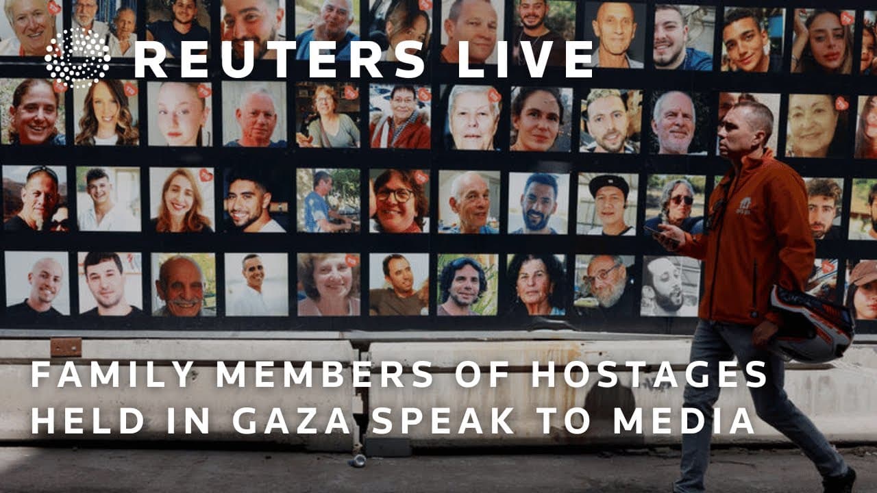 LIVE: Family members of hostages held in Gaza speak to media in London | REUTERS