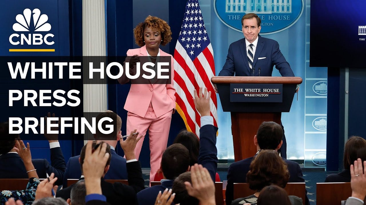 White House press secretary Karine Jean-Pierre and NSC's John Kirby hold a briefing — 1/11/24