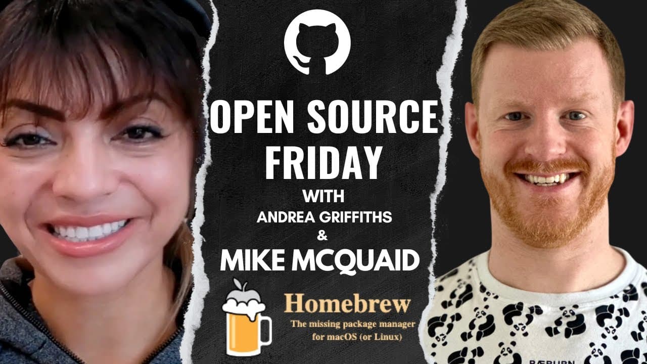 Open Source Friday with Mike McQuaid and Homebrew