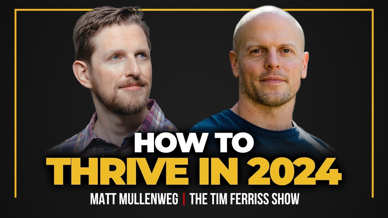 Thriving in an AI World, Tips for Life’s Darkest Hours, & The Art of Sabbaticals | Matt Mullenweg