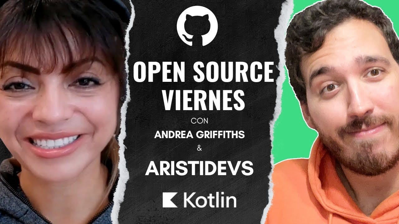 Event in Spanish: Open Source Viernes con AristiDevs