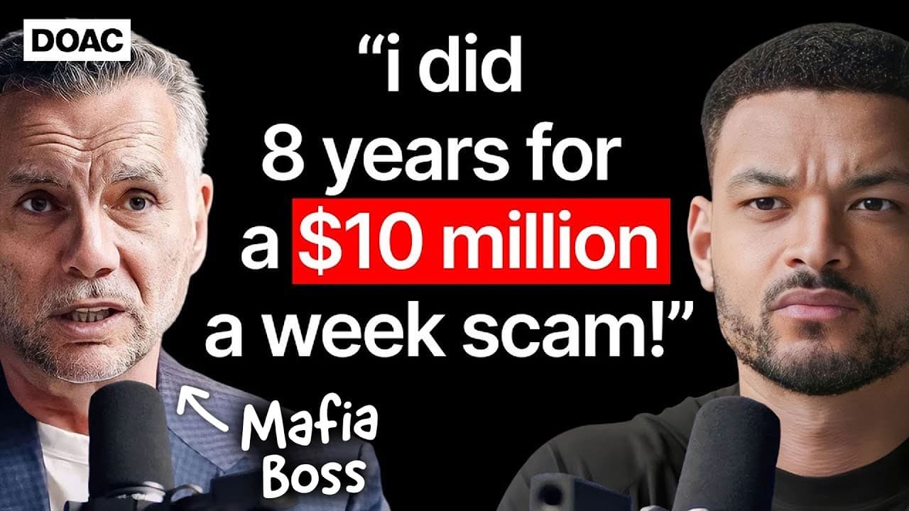 Mafia Boss: "I Ran The Biggest Scam In The World! $1.4 Million A Day!" Michael Franzese