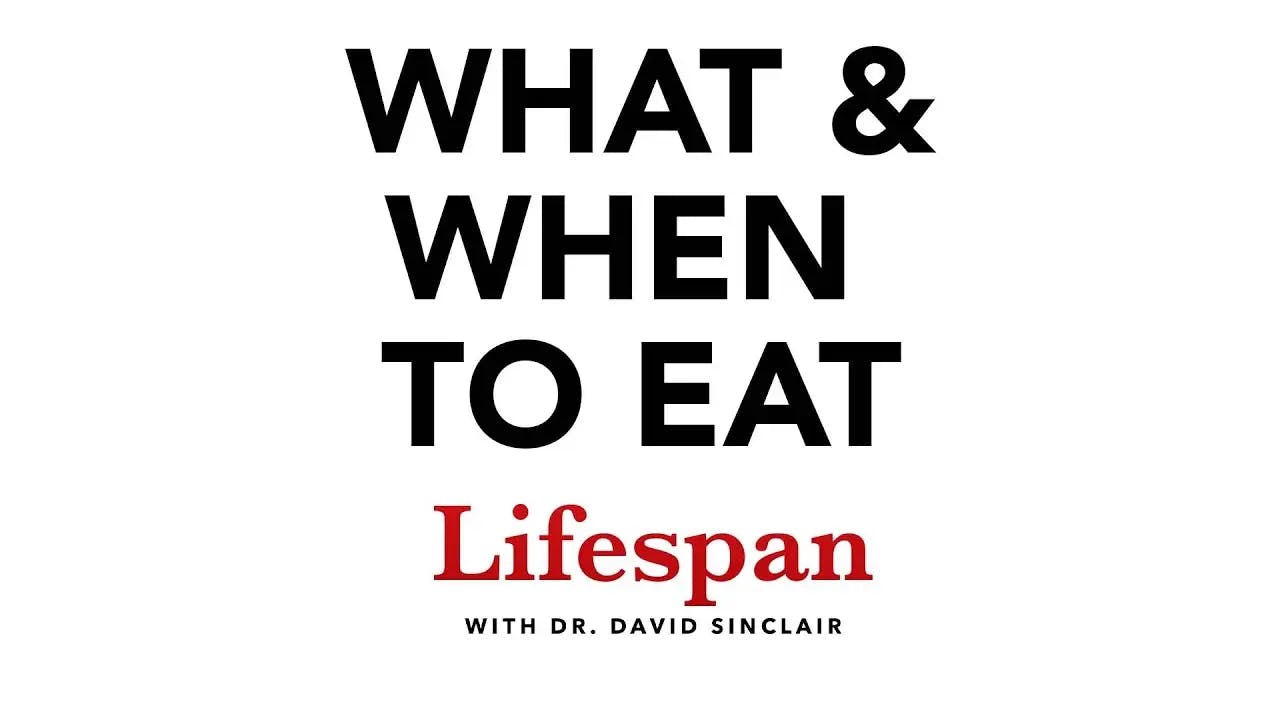 Optimizing Diet for Longevity | Dr. David Sinclair