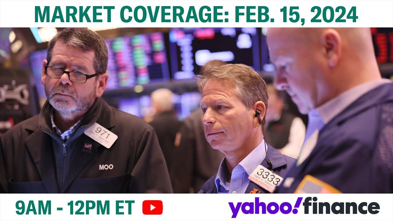Stock market today: Stocks mixed after retail sales tumble | February 15, 2024
