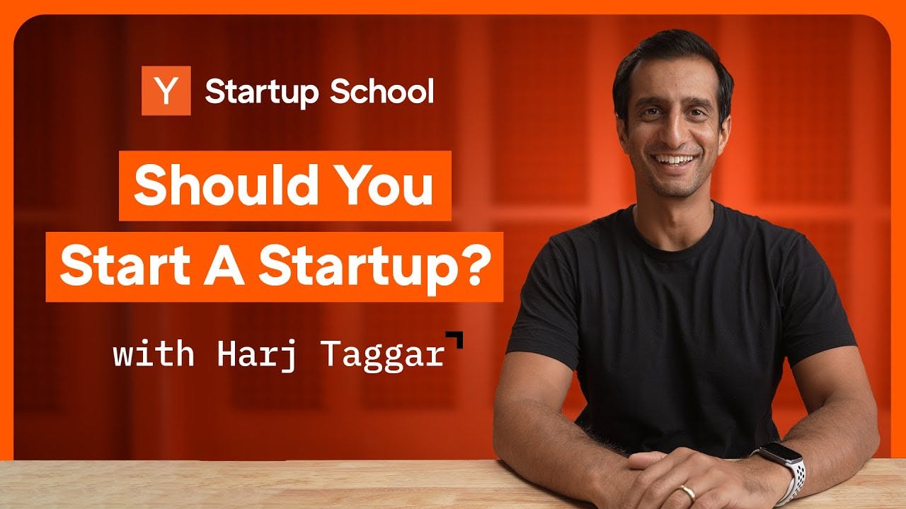 Should You Start A Startup? | Startup School