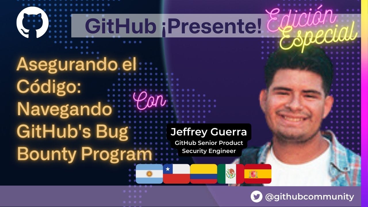 Event in Spanish: Asegurando el Código con Jeffrey Guerra