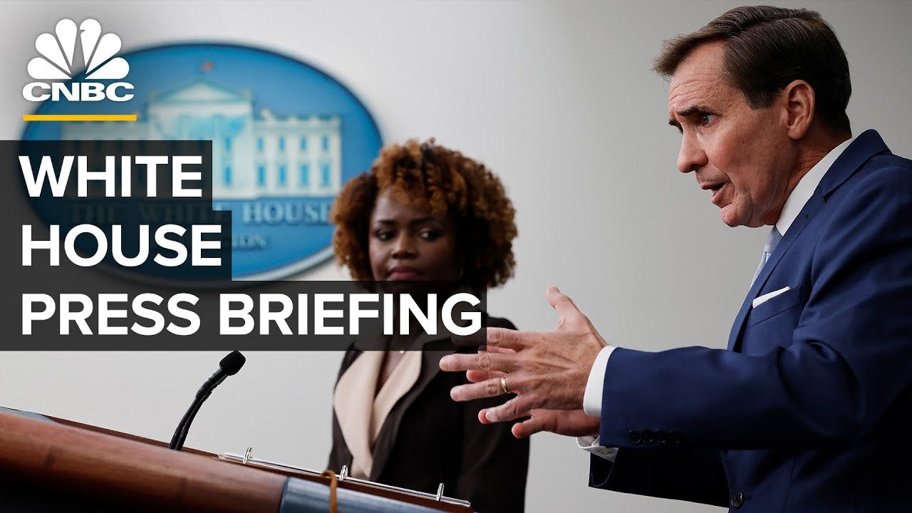 White House press secretary Karine Jean-Pierre and NSC's John Kirby hold a briefing — 1/3/2024