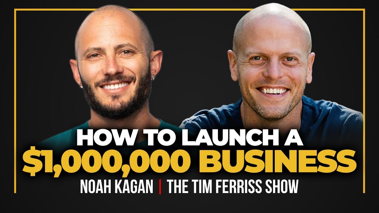 How to Launch a Million-Dollar Business This Weekend — Noah Kagan (4K)