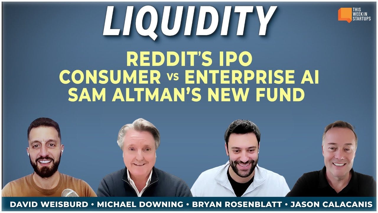 Reddit’s IPO, Consumer vs. Enterprise AI, and Sam Altman’s New Fund and more! | 1903
