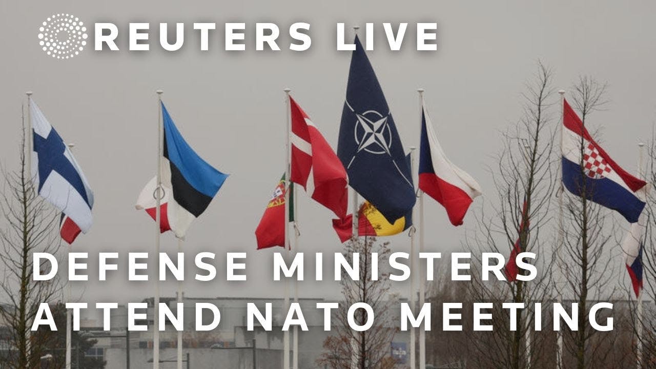 LIVE: NATO Defense ministers arrive for a meeting in Brussels